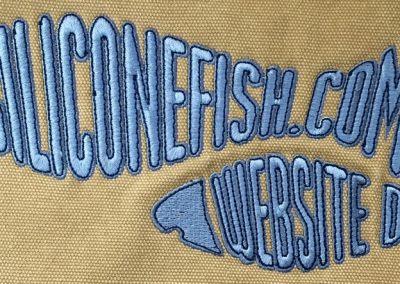 Northshore Embroidery Sample - Siliconefish